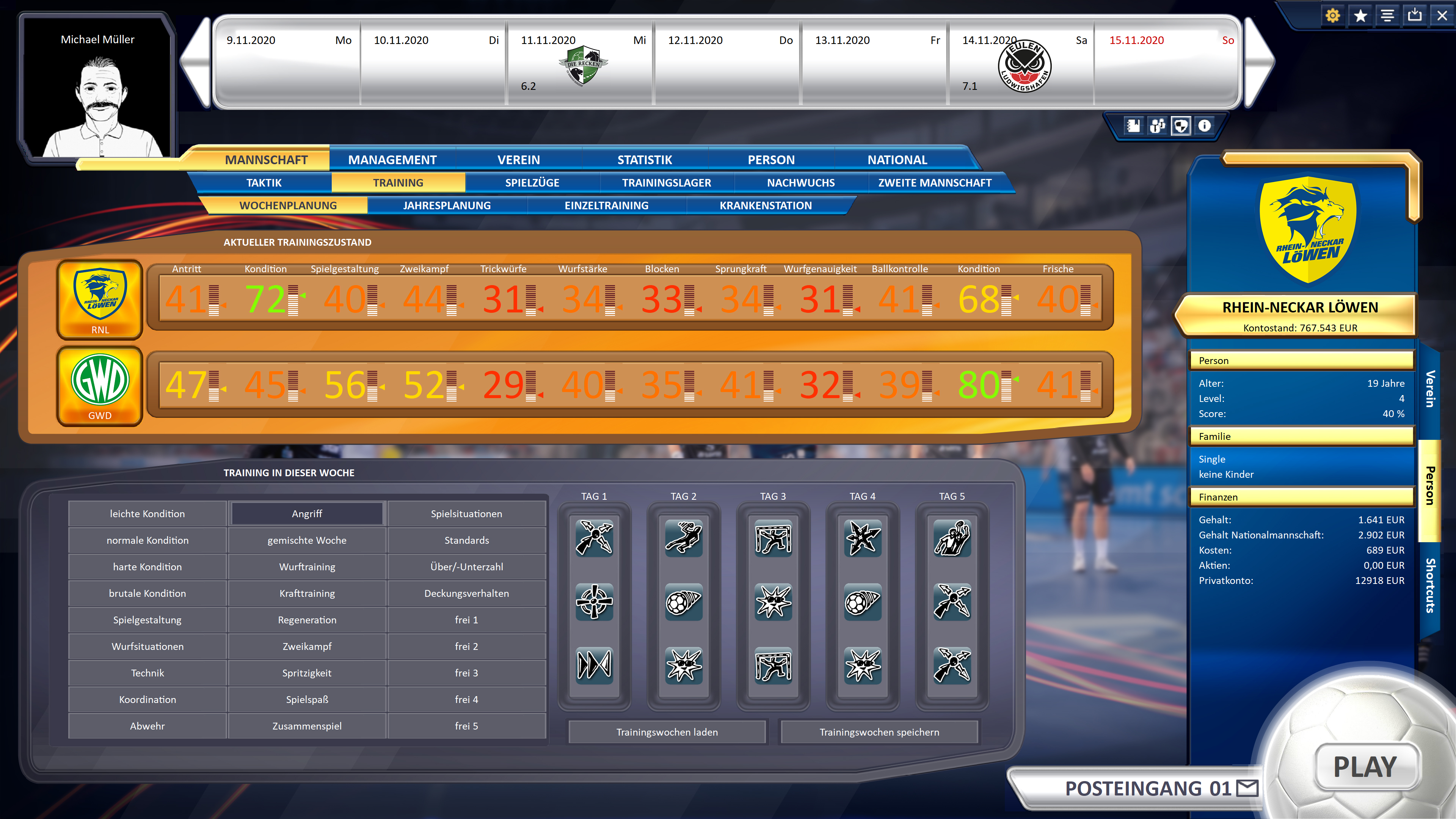 Handball-Manager 2021